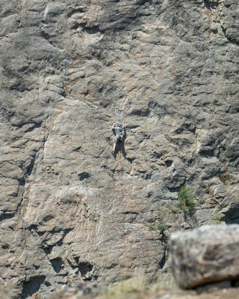 Adult climbing class