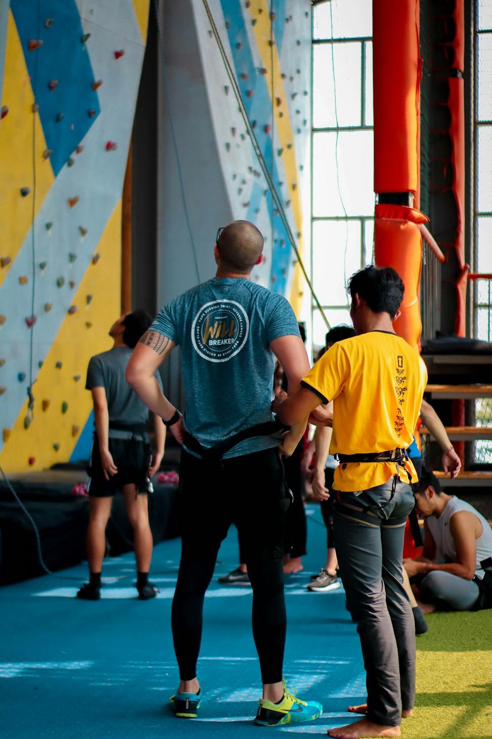 Youth climbing program